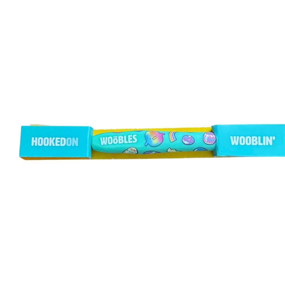 *Hard to Find* Woobles Hooked on Wooblin Pastel Easter Crochet Hook - NEW